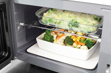 Мікрохвильова піч CASO MG 20 Ecostyle Ceramic з грилем, 20 літрів, 2 рівня, CASOTEK