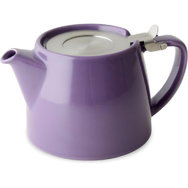 Teapot, 510 ml, white (Purple)