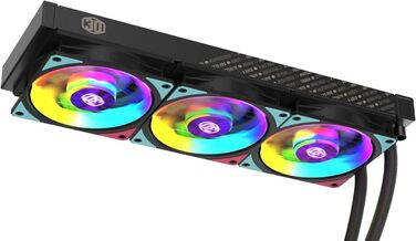 Cooler Master MasterLiquid PL Flux: Система водяного охолодження CPU з 2 x 120мм вентиляторами, білий (360, Flux)