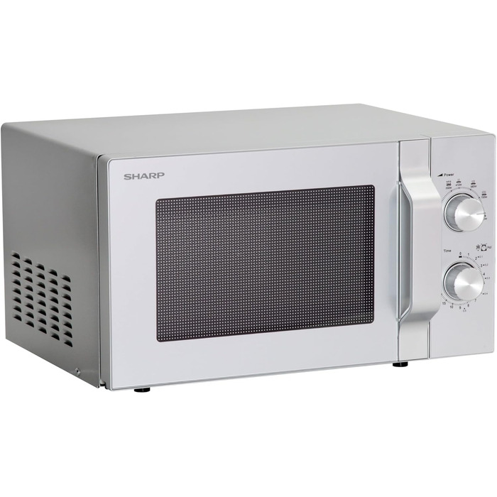 Мікрохвильова піч Sharp R204S Solo 20 л, 800 Вт, срібна