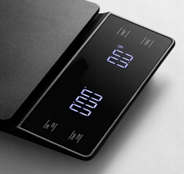 Прецизійні кухонні ваги 3000г / 0,1г з таймером для заварювання кави