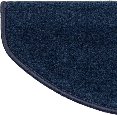 Casa Pura 15-Piece Non-Slip Treppenteppich Set - Velour Stair Treads for Indoor Stairs - Blue