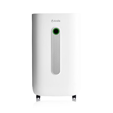 Електричний осушувач повітря AIR-DH20, 20 л/день, з підключенням до каналізації, об'єм бака 6,5 л, продуктивність 195 м³/год, для приміщень до 40 м²