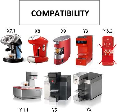 Багаторазові капсули з нержавіючої сталі для кавоварок Illy X9, X8, X7.1, Y5, Y3, Y1.1 з тампером і наповнювачем, фільтр-капсули для кави