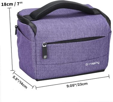 Водонепроникна сумка для камери G-raphy Violett для DSLR