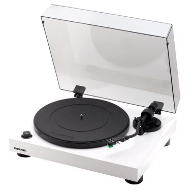 Програвач вінілу Fluance RT81 Elite High Fidelity з картриджем Audio Technica AT95E, чорний (глянцевий). Вбудований фонокоректор, ремінний привід, MDF корпус.