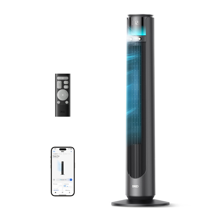Вуличний вентилятор DREO TurboCool 711AS: Потужний, тихий, з осциляцією 150° та 12 режимами