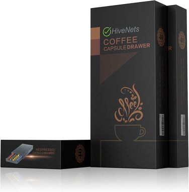 Тримач для капсул кави HiveNets, органайзер для Nespresso, 60 капсул