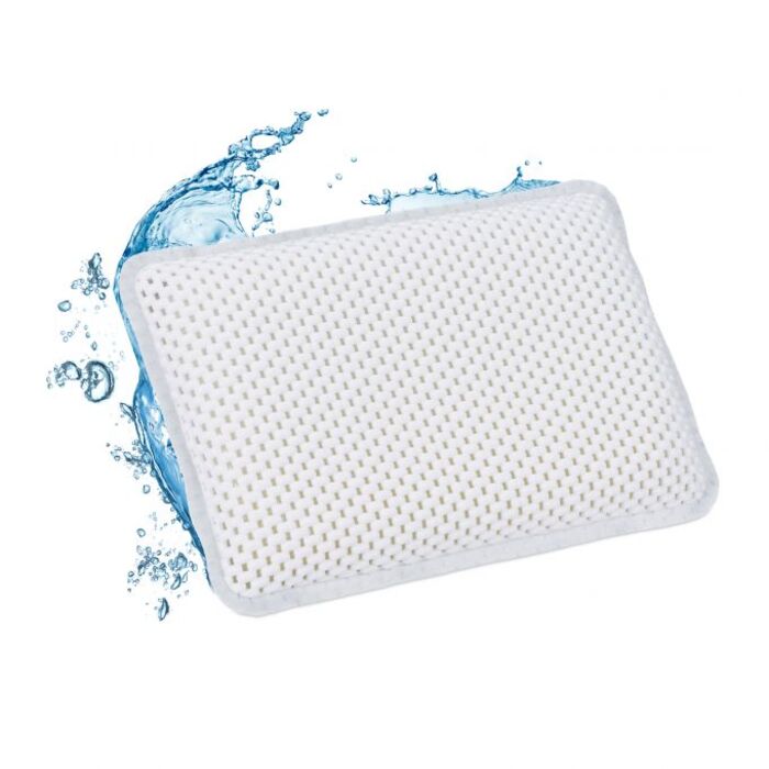 Relaxdays Bath Pillow with Suction Cups