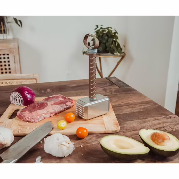 Marvel Mighty Thor Mjolnir Hammer Replica Stainless Steel Meat Tenderizer