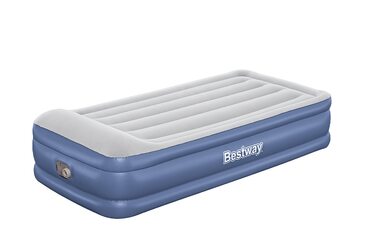 Надувний матрац Bestway TriTech Vento XL з електронасосом 191x97x46 см, синій