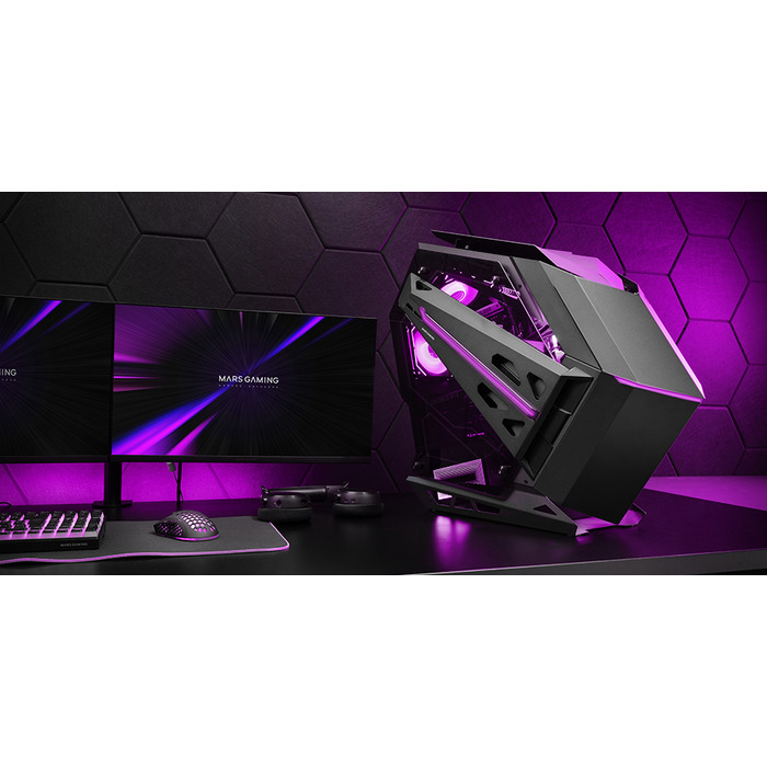 Корпус Semi-Tower ATX Mars Gaming MCTITANW, Білий