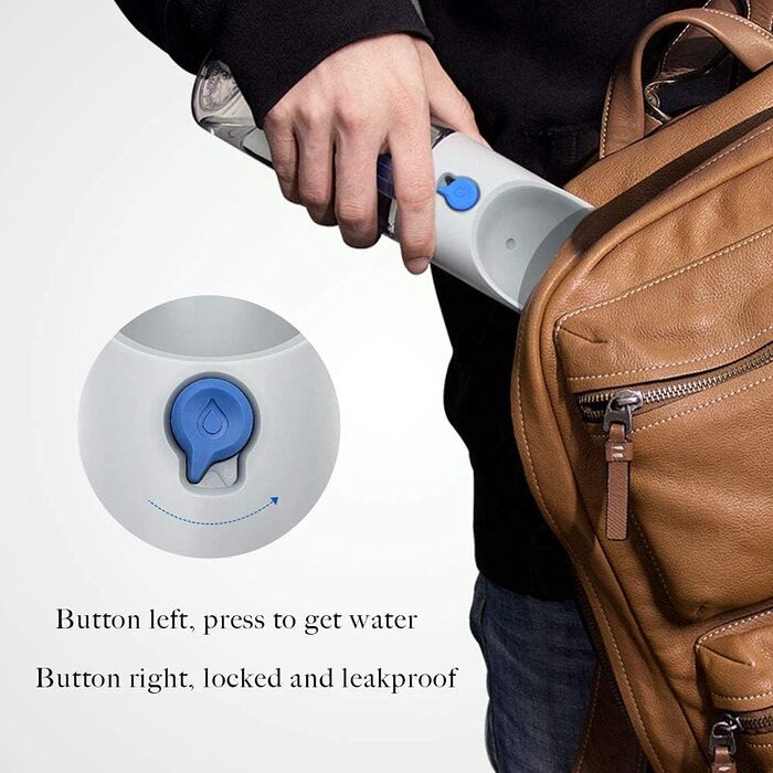 PETKIT Reiseflasche EVERSWEET Travel One-Touch, 400 мл, зелений, для собак