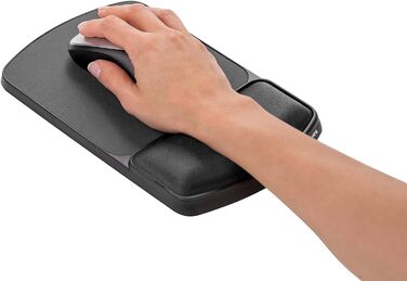 Квадратний гель-килимок для миші Fellowes Square Gel Mouse PAD 91741, колір графіт