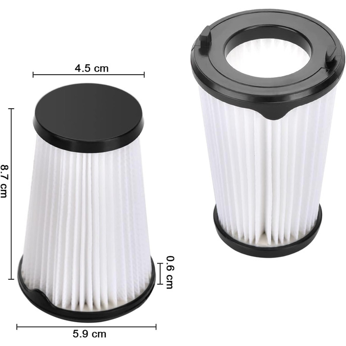 Фільтри для пилососа AEG Ergorapido (CX7, QX8, Animal) - 6 шт.