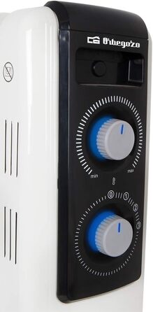 Радіатор масляний Orbegozo RF 2500, 2500 Вт, білий, модульна конструкція з 11 елементів