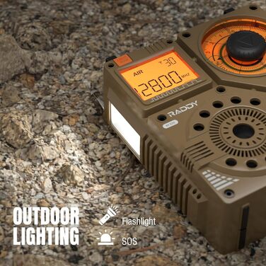 Радіо Raddy RF320: короткі хвилі, FM/AM/VHF/SW/AIR, Bluetooth, TF-карта, перезаряджається, портативне, з антеною 3м, навушники, ліхтарик, SOS, жовте