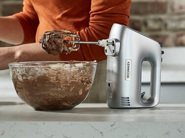 Міксер ручний Kenwood QuickMix Go HMP40.000GY (350W, срібний) з набором аксесуарів