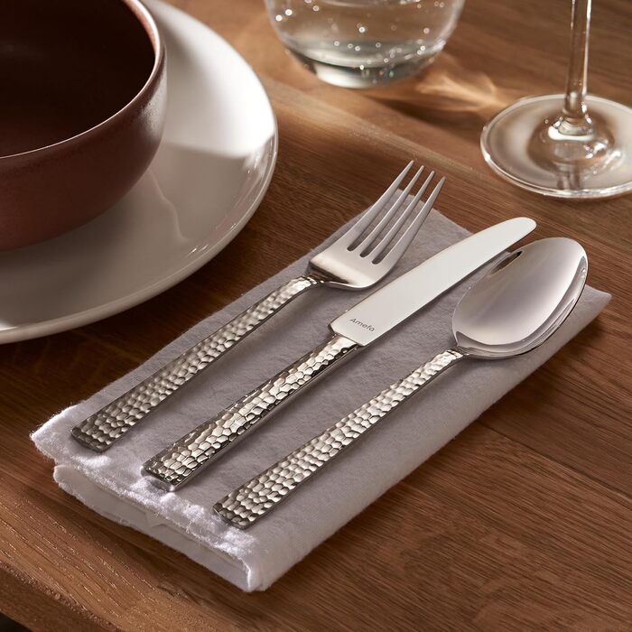 Amefa FELICITY Набір столових приборів (42 шт.) з нержавіючої сталі, дизайн 