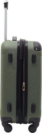 Чемодан валіза Travelers Club Chicago Hardside розширюваний спінер 20' Carry-On, колір Thyme Green