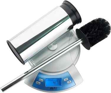 Підставка для туалетного йоржика BGL, нержавіюча сталь, кольорова, кругла, підлогова, з йоржиком, для ванної кімнати (хром)