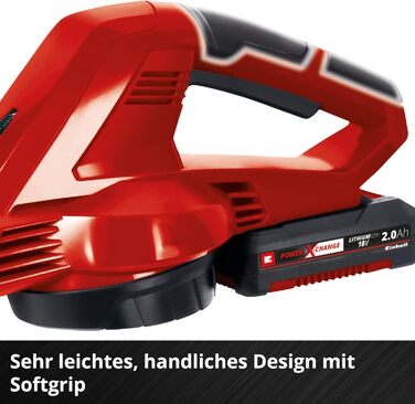 Einhell Cordless Leaf Blower GC-CL 18 Li E Solo Power X-Change (18 V, 210 km/h air speed, lightweight and powerful, speed control, Softgrip, without battery)