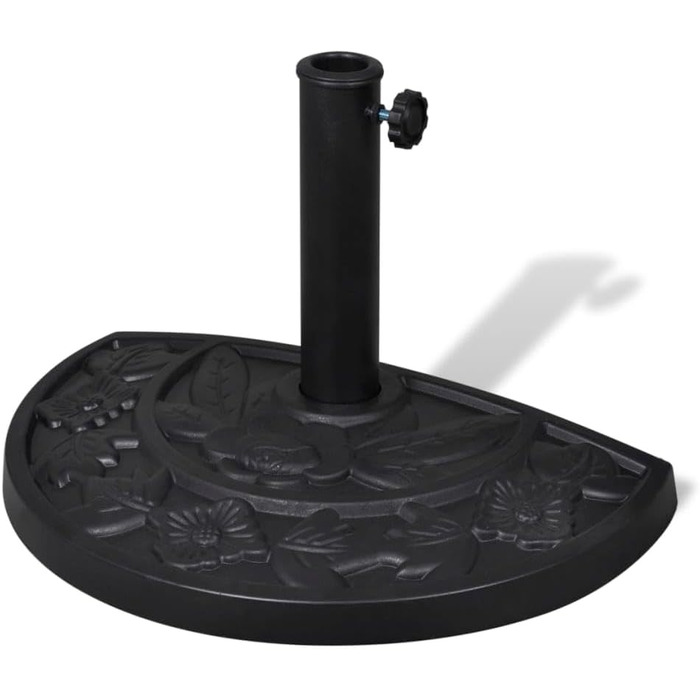 vidaXL Half-Round Umbrella Stand, 9 kg, Umbrella Stand, Umbrella Holder, Stand