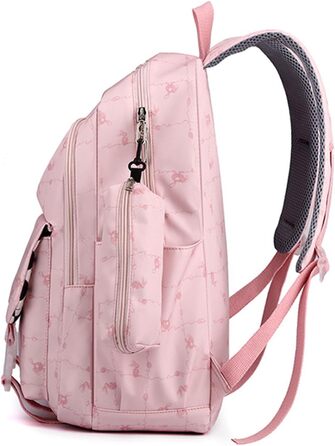 Великий рюкзак для учнів середньої школи, шкільний рюкзак для дівчат, рюкзак для полегшення навантаження, синій шкільний рюкзак для хлопців (рожевий)