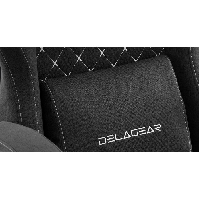 Ігрове крісло DELAGEAR G 300, чорне, тканинне