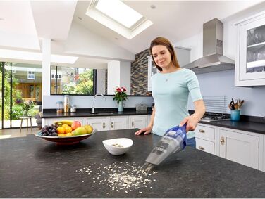 Ручний бездротовий пилосос BLACK+DECKER Dustbuster 3.6V, NVC115JL-QW, білий (kobaldblau)