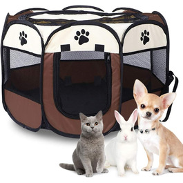 Клітка-забіг для собак і тварин, переносний забіг для собак, кроликів, котів. Оксфорд 600D, для внутрішнього та зовнішнього використання