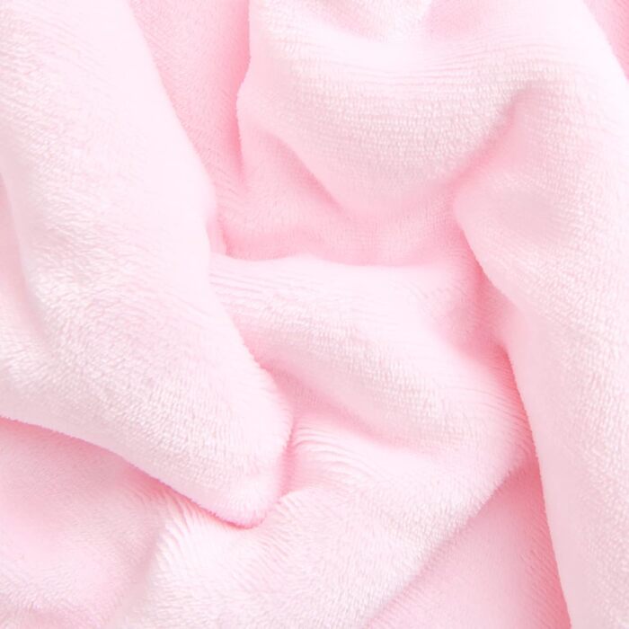 Тепла Sherpa ковдра рожевого кольору 150x200 см - м'яка, двостороння ковдра для дому, дивана та вітальні