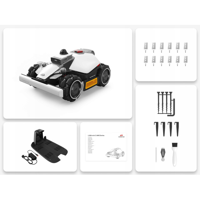 Робот-газонокосарка Mammotion LUBA mini 2 AWD, ширина косіння 20 см