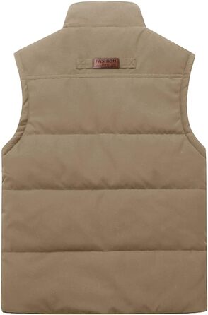 Тепла чоловіча жилетка KEFITEVD на осінь/зиму: комфорт та стиль для полювання та роботи (Хакі, розмір L)