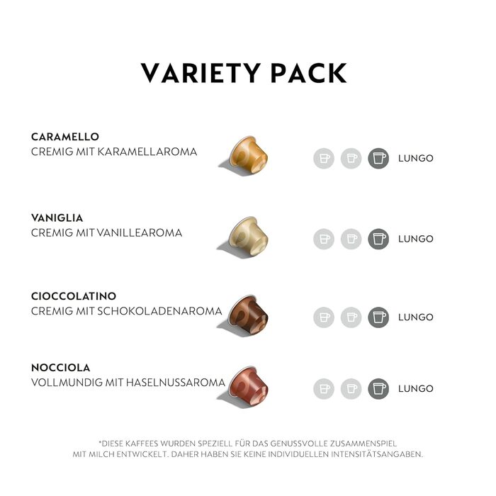 Капсули для Nespresso Original: набір 100 шт. Espresso та Lungo (Flavoured Collection)