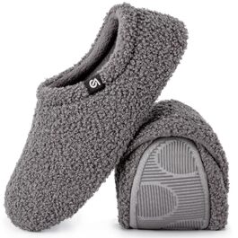 Жіночі фетрові капці VeraCosy з ефектом пам'яті (Memory Foam) та флісовою підкладкою, закрита п'ята, сірі, розмір 38/39 EU