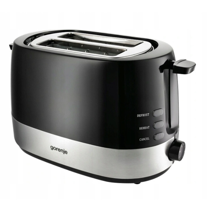 Тостер Gorenje T850BK, чорний, 850 Вт