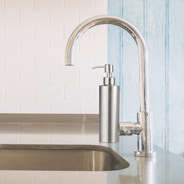 Relaxdays Stainless Steel Soap Dispenser