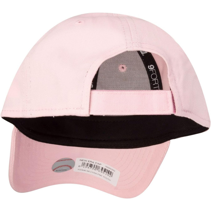 Кепка New Era Kinder 9Forty Adjustable New York Yankees (6-12 років, Рожевий/Металік)