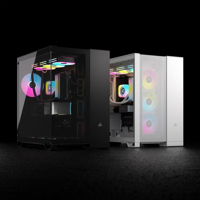 Корпус для ПК Corsair 6500D Airflow Mid-Tower ATX, двокамерний дизайн, підтримка Reverse Connection материнських плат, білий
