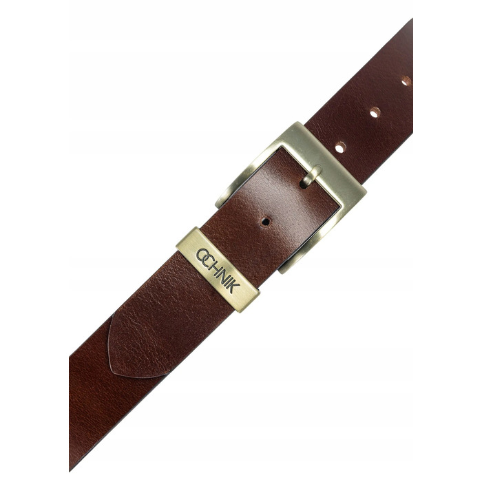 Чоловічий шкіряний ремінь OCHNIK коричневий, PASMS-0127-1I(W26), 100 см