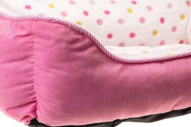 Ліжко для котів Karlie Katzenbett Dot, рожеве, розмір L (47x39 см)