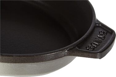 STAUB Овальна форма для запікання з кришкою, 23 см, 1 л, чавун, чорна, для всіх типів плит та духовки, індукція