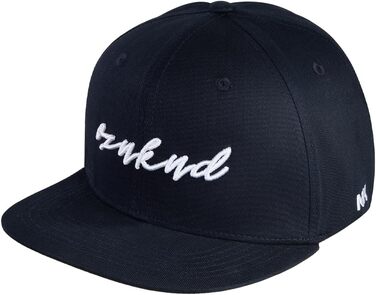Кепка Nebelkind Snapback Ozeankind - темно-синя, унісекс, регульований розмір, стильна бейсболка