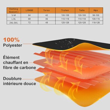 Обогревна жилетка з Powerbank 10000mAh, 9 зон обігріву, для чоловіків та жінок, жилетка-грівка для активного відпочинку, L-XL