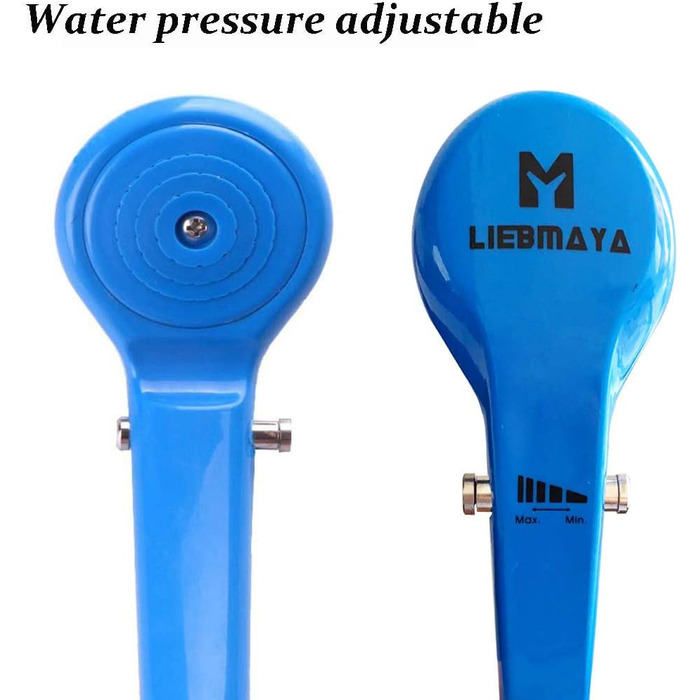 12V Cigarette Lighter Socket Outdoor Camping Shower with Submersible Pump for Car, Vehicle, Motorhome, Caravan, RV, Blue