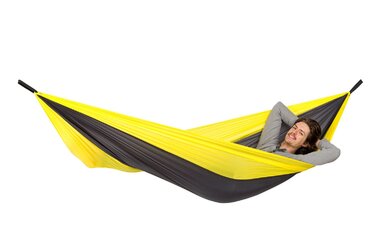 Гамак Amazonas Ultra-Light Adventure Coyote - надлегкий двомісний гамак 275x140 см, до 150 кг, зелений (Yellowstone)