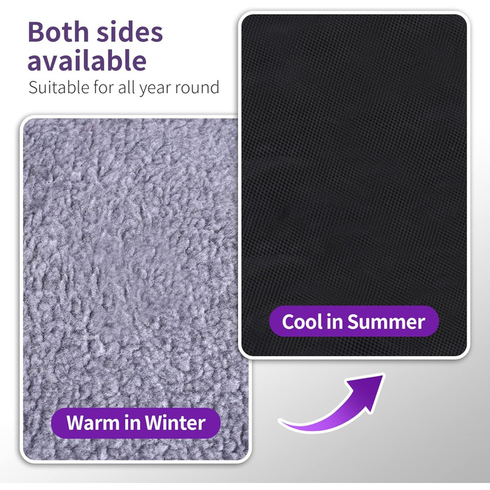 Водонепроникна килимок для собак та котів 95x65 см, складаний, для подорожей та дому