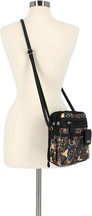Сумка жіноча кросбоді MultiSac Briarcliff Floral міні з блискавкою