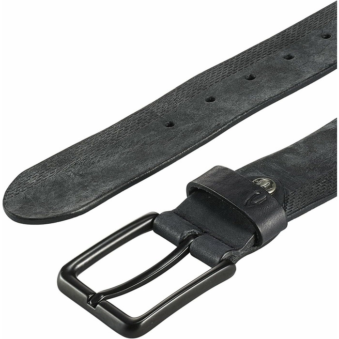 Чоловічий шкіряний ремінь Camel Active з нубуку, чорний, XXL